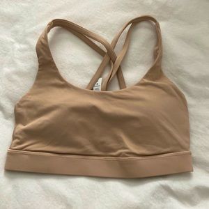 Lululemon tan bra size 4